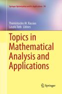 Topics in Mathematical Analysis and Applications edito da Springer International Publishing