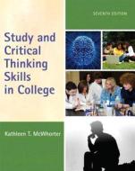 Study and Critical Thinking Skills in College Plus New Mystudentsuccesslab -- Access Card Package di Kathleen T. McWhorter edito da Prentice Hall