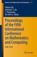 Proceedings of the Fifth International Conference on Mathematics and Computing: ICMC 2019 edito da SPRINGER NATURE