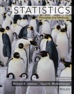 Statistics: Principles and Methods di Richard A. Johnson, Gouri K. Bhattacharyya edito da PAPERBACKSHOP UK IMPORT