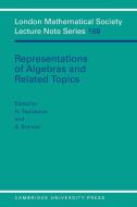 Representations of Algebras and Related Topics edito da Cambridge University Press