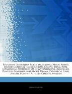 Religious Leadership Roles, Including: A di Hephaestus Books edito da Hephaestus Books