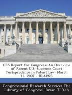 Crs Report For Congress di Brian T Yeh edito da Bibliogov