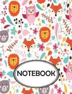 Notebook: Dot-Grid, Graph, Lined, Blank Paper: Cute Animals: Notebook Journal, Notebook Marble, Notebook Paper, Diary, 8.5" X 11 di Ethan Rhys edito da Createspace Independent Publishing Platform