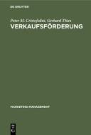 Verkaufsförderung di Peter M. Cristofolini, Gerhard Thies edito da De Gruyter