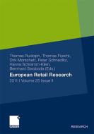 European Retail Research 2011, Volume 25 Issue II edito da Gabler, Betriebswirt.-Vlg
