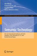 Semantic Technology edito da Springer Singapore