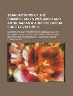 Transactions of the Cumberland & Westmorland Antiquarian & Archeological Society Volume 5 di Cumberland And Society edito da Rarebooksclub.com