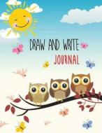 Journal Draw and Write: Blank Paper for Draw and Write Primary Grades K-2, Sketchbook Picture Space Half Lined 8.5 X 11 Large (Blank Draw and di Studio Kids Jk edito da Createspace Independent Publishing Platform