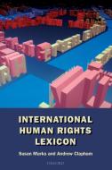 International Human Rights Lexicon di Susan Marks, Andrew Clapham edito da OUP Oxford