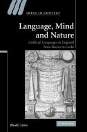 Language, Mind and Nature di Rhodri Lewis edito da Cambridge University Press