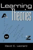 Learning Theories di David C. Leonard edito da Greenwood Press
