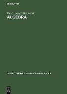 Algebra edito da De Gruyter