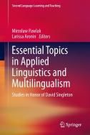 Essential Topics in Applied Linguistics and Multilingualism edito da Springer International Publishing