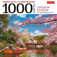 Samurai Castle With Cherry Blossoms Jigsaw Puzzle 1000 Piece edito da Tuttle Publishing