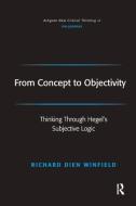 From Concept to Objectivity di Richard Dien Winfield edito da Routledge