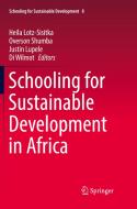 Schooling For Sustainable Development In Africa edito da Springer International Publishing Ag