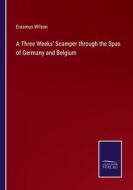 A Three Weeks' Scamper through the Spas of Germany and Belgium di Erasmus Wilson edito da Salzwasser-Verlag
