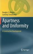 Apartness and Uniformity di Douglas S. Bridges, Luminita Simona Vîta edito da Springer-Verlag GmbH