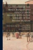 Catalogue Of The Hindi, Panjabi And Hindustandi Manuscripts In The Library Of The British Museum edito da Legare Street Press