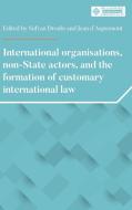International Organizations and Non-State Actors and the Formation of Customary International Law edito da MANCHESTER UNIV PR