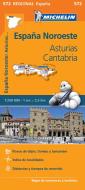 Asturias Cantabria - Michelin Regional Map 572 di Michelin edito da Michelin Editions Des Voyages