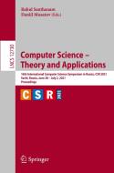 Computer Science - Theory and Applications edito da Springer International Publishing