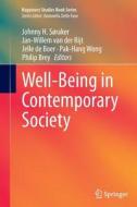 Well-Being in Contemporary Society edito da Springer International Publishing