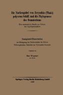 Die Nackengabel von Zerynthia (Thais) polyxena Schiff. und die Phylogenese des Osmateriums di Max Wegener edito da Springer Berlin Heidelberg