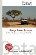 Range Rover Evoque edito da Betascript Publishing