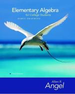 Elementary Algebra Early Graphing for College Students di Allen R. Angel, Richard Semmler, Aimee L. Calhoun edito da Pearson Education (US)