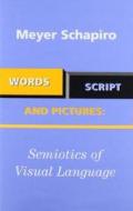 Words, Script, and Pictures: Semiotics of Visual Language di Meyer Schapiro edito da GEORGE BRAZILLER INC