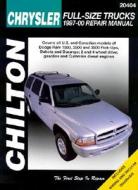 Chrysler Full-Size Trucks, 1997-00 di Joseph Pellicciotti, Chilton Automotive Books, Inc Haynes North America edito da Chilton Book Company