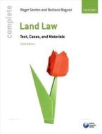 Complete Land Law di Roger Sexton, Barbara Bogusz edito da Oxford University Press