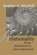 Relationality di Stephen A. Mitchell edito da Taylor & Francis Ltd