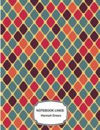 Notebook Lined: Multicolor Rhombus: Notebook Journal Diary, 110 Pages, 8.5 X 11 di Hannah Green edito da Createspace Independent Publishing Platform