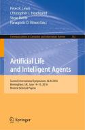 Artificial Life and Intelligent Agents edito da Springer International Publishing