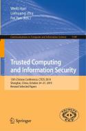 Trusted Computing and Information Security edito da Springer Singapore