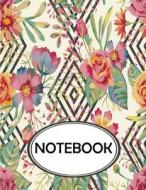 Notebook: Dot-Grid, Graph, Lined, Blank Paper: Abstract Flowers: Notebook Journal, Notebook Marble, Notebook Paper, Diary, 8.5" di Ethan Rhys edito da Createspace Independent Publishing Platform