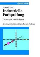 Industrielle Farbrufung 2a di H Volz edito da Wiley-vch Verlag Gmbh