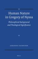 Human Nature in Gregory of Nyssa: Philosophical Background and Theological Significance di Johannes Zachhuber edito da BRILL ACADEMIC PUB