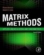 Matrix Methods di Richard Bronson, Gabriel B. Costa edito da Elsevier Science Publishing Co Inc