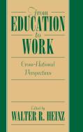 From Education to Work edito da Cambridge University Press