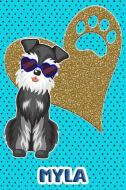 Schnauzer Life Myla: College Ruled Composition Book Diary Lined Journal Blue di Foxy Terrier edito da INDEPENDENTLY PUBLISHED