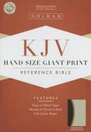 Hand Size Giant Pring Reference Bible-KJV edito da B&H Publishing Group