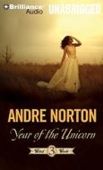 Year of the Unicorn di Andre Norton edito da Brilliance Corporation