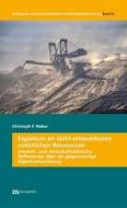 Eigentum an nicht-erneuerbaren natürlichen Ressourcen di Christoph F. Weber edito da Metropolis Verlag