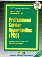 Professional Career Opportunites (Pco) di Jack Rudman, National Learning Corporation edito da National Learning Corp
