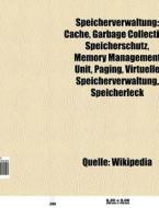 Speicherverwaltung di Quelle Wikipedia edito da Books LLC, Reference Series