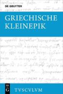 Griechische Kleinepik edito da Gruyter, Walter de GmbH